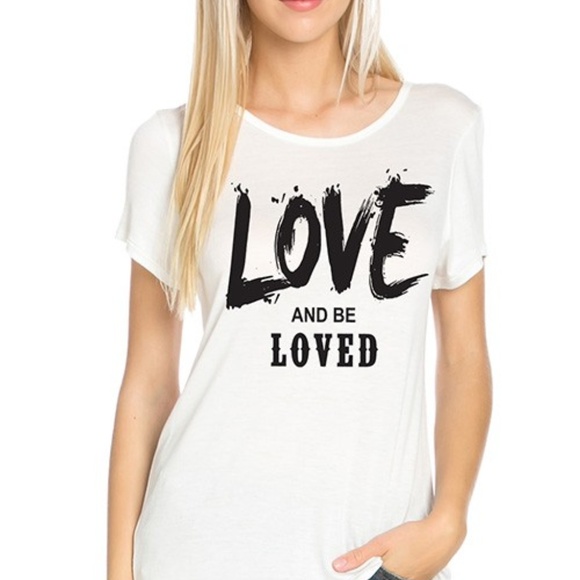 Tops - Love and be Loved Graphic Tee